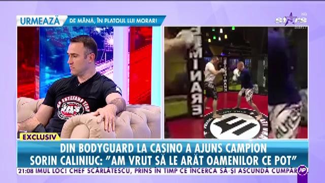 Din bodyguard la casino a ajuns campion, după doar șase luni de antrenamente. Sorin Caliniuc: ”L-am bătut pe luptătorul cu 97 de lupte la activ, eu neavând niciuna”