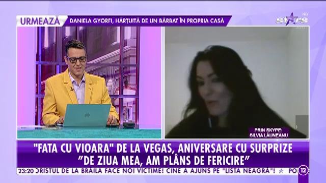 Silvia Lăuneanu, "Fata cu vioara" din Vegas, aniversare cu surprize!