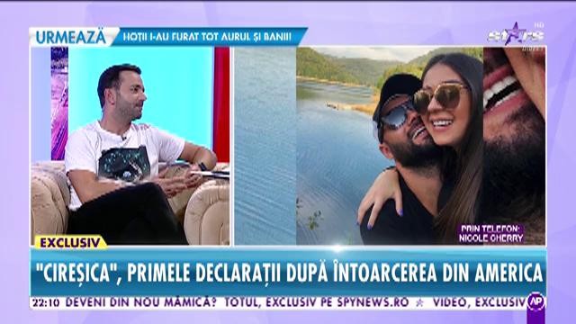 NIcole Cherry, prima apariţie după ce s-a întors din SUA