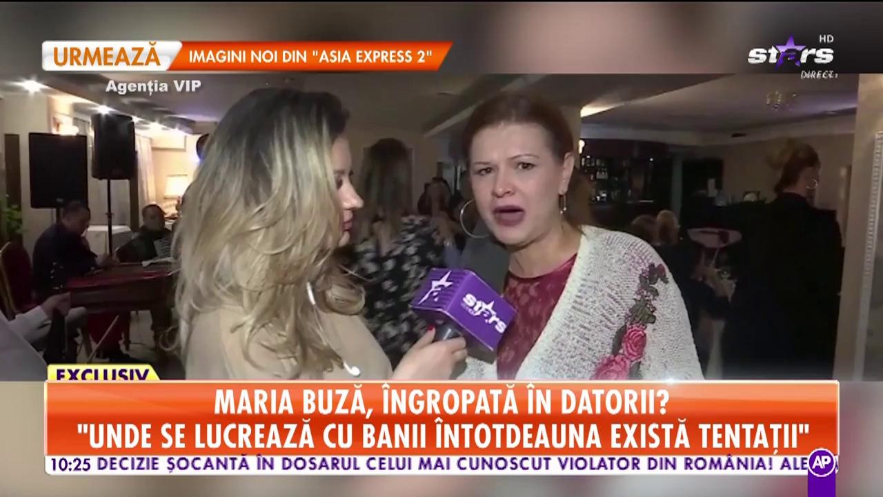 Maria Buză, probleme financiare: "Am datorii foarte mari, dar nu mă g&acirc;ndesc la asta"