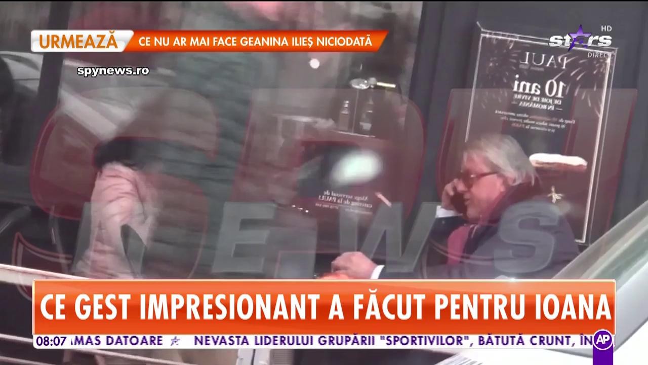Ilie Năstase face gesturi de adolescent &icirc;ndrăgostit atunci c&acirc;nd se află &icirc;n preajma iubitei lui