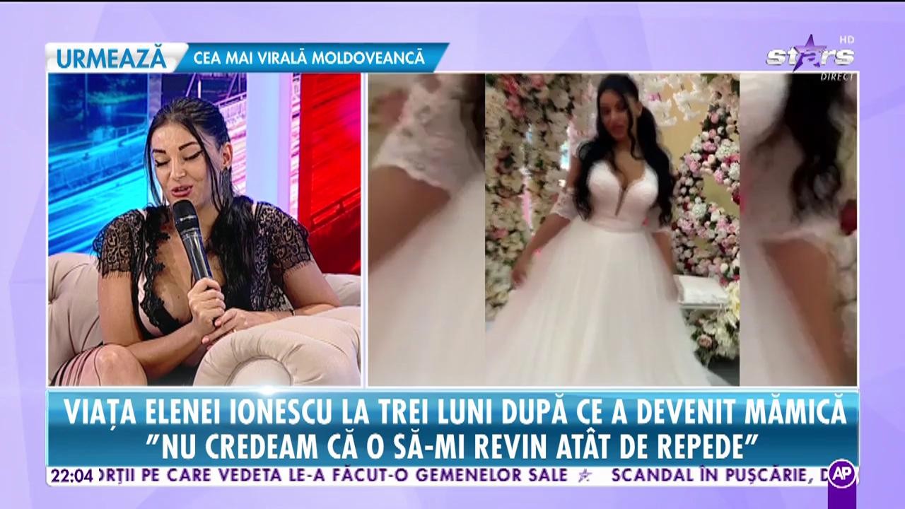 Elena Ionescu, la trei luni după naștere: ”Nu mă așteptam să-mi revin atât de repede”