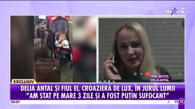 Delia Antal şi fiul ei, croazieră de lux &icirc;n jurul lumii