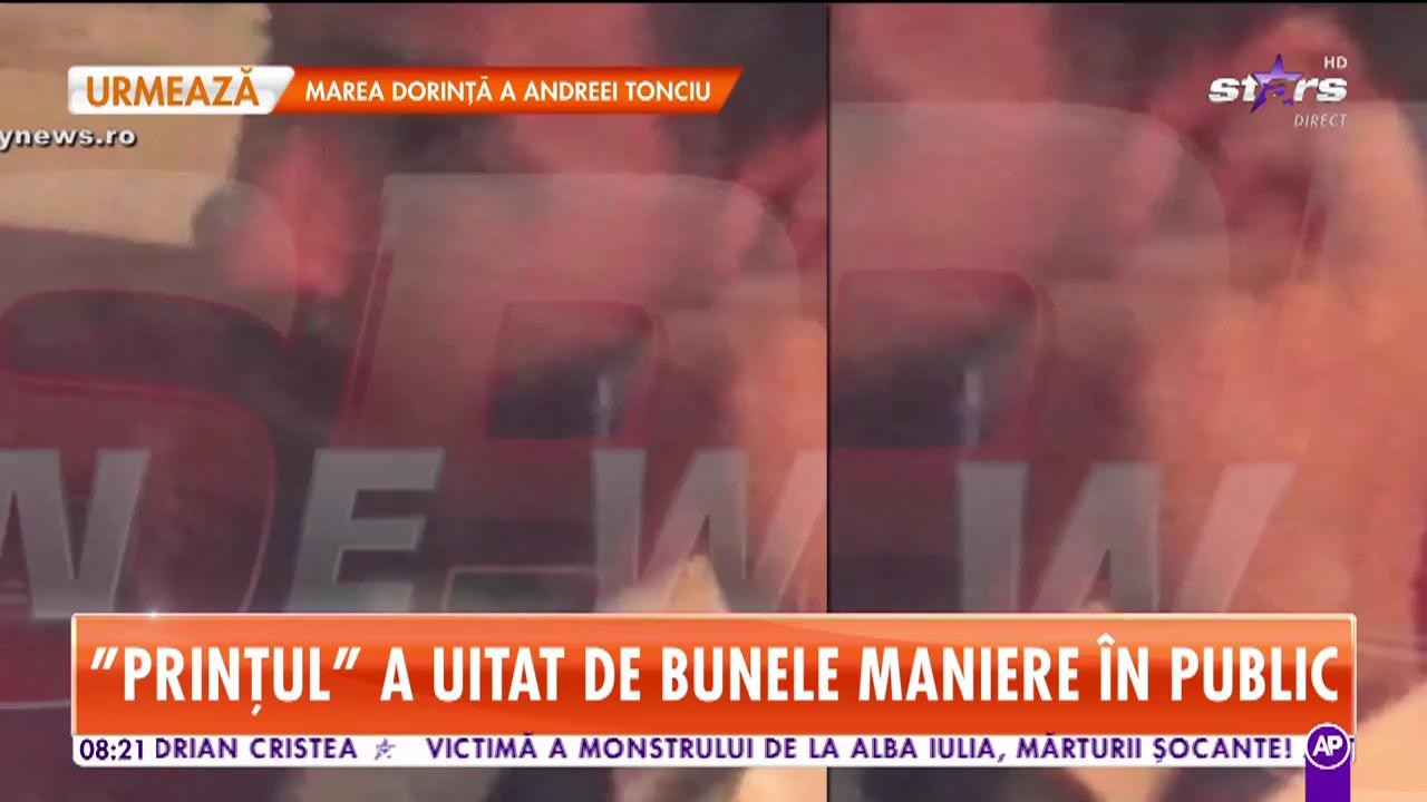 Adrian Cristea a uitat de bunele maniere &icirc;n public