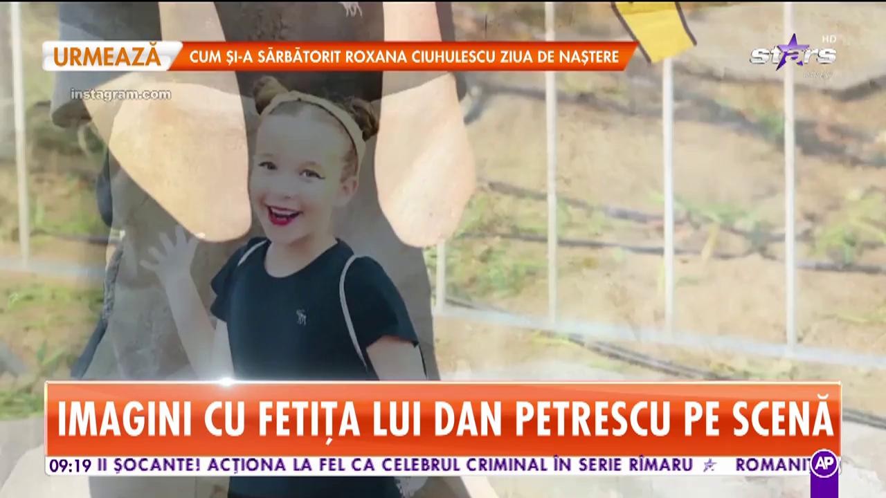 Fetița lui Dan Petrescu, talentată la dans