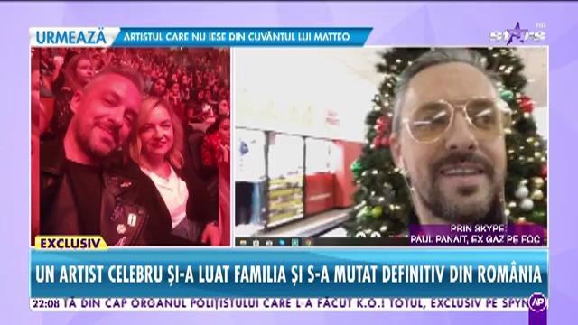 Paul Panait, fostul component al trupei Gaz pe foc, şi-a luat familia şi s-a mutat definitiv din România!