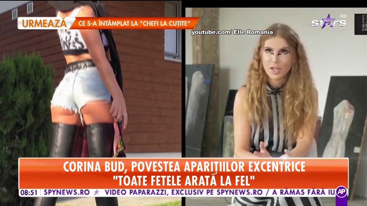 Corina Bud, povestea aparițiilor excentrice