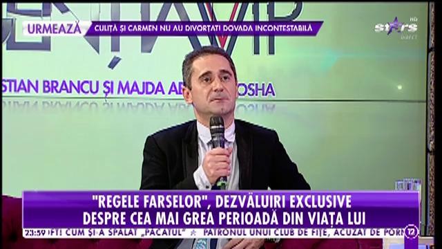 "Regele farselor", poveşti care &icirc;ţi dau fiori pe şira spinării! Gabriel Fătu, despre cea mai grea perioadă din viaţa lui!