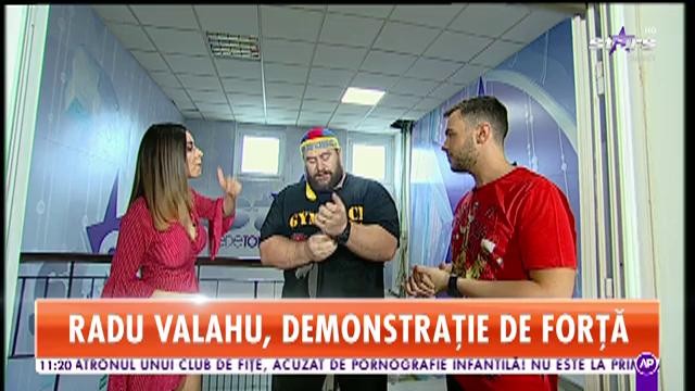 Radu Valahu, cel mai puternic rom&acirc;n din toate timpurile, face o demonstrație de forță la Star Matinal