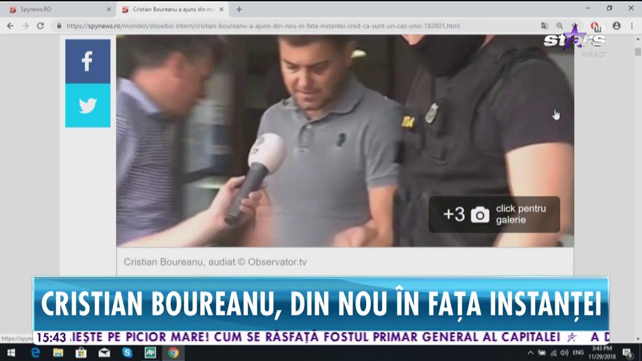 Cristian Boureanu, din nou &icirc;n fața instanței