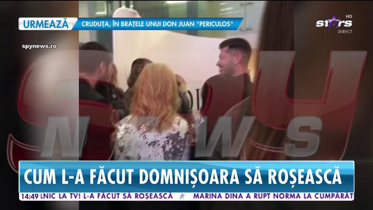 Victor Slav, filmat &icirc;n timp ce flirta cu o bombă sexy