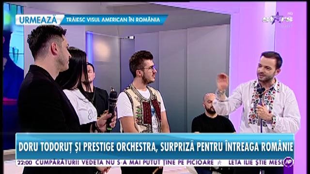 Doru Todoruţ şi Prestige Orchestra, surpriză pentru întreaga Românie