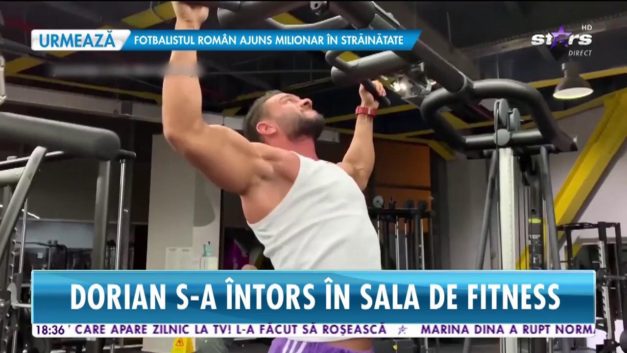 Dorian Popa s-a &icirc;ntors &icirc;n sala de fitness, după accidentarea la genunchi