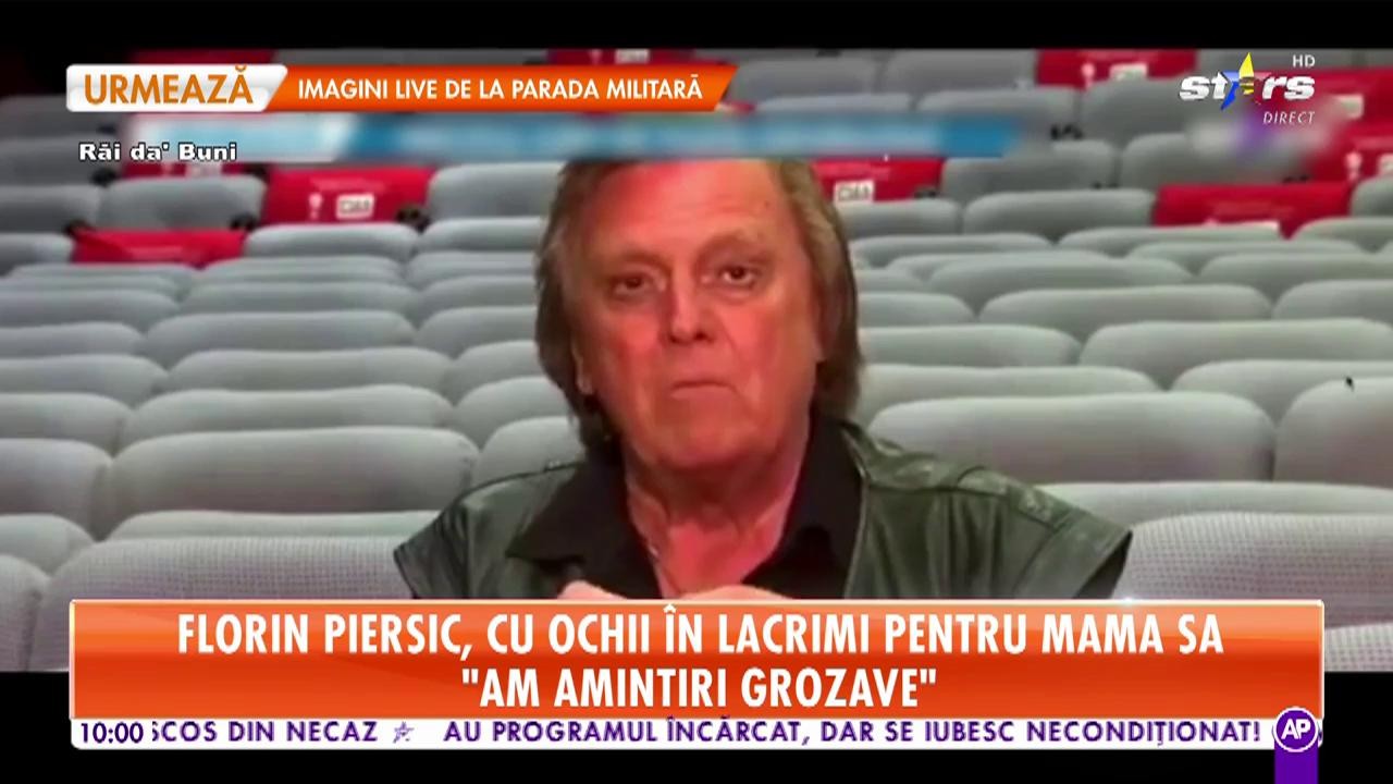Florin Piersic, cu ochii &icirc;n lacimi pentru mama sa
