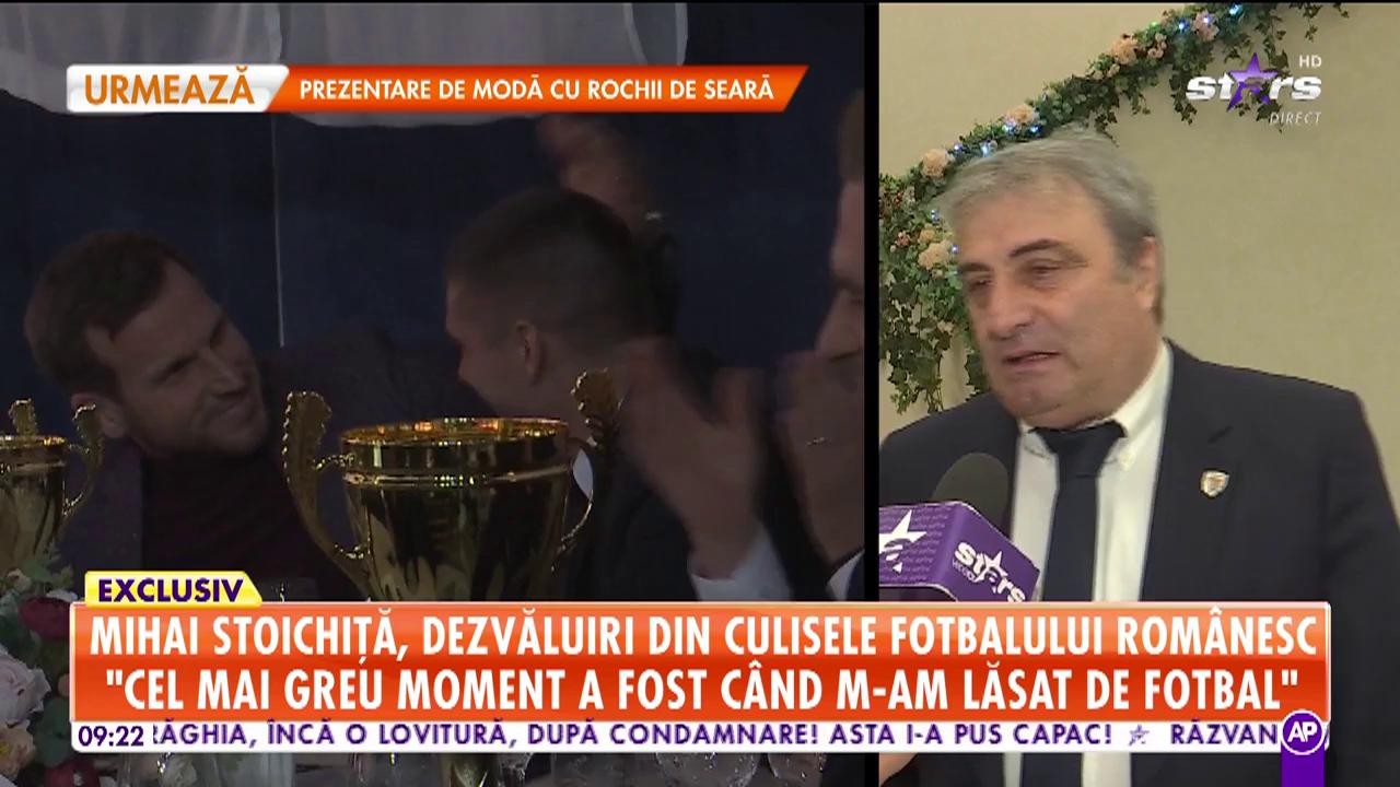 Mihai Stoichiță, dezvăluiri din culisele fotbalului rom&acirc;nesc: &bdquo;M-a ajutat foarte mult că am rămas antrenor&rdquo;