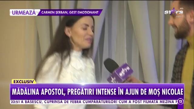 Mădălina Apostol, pregătiri intense &icirc;n ajun de Moş Nicolae