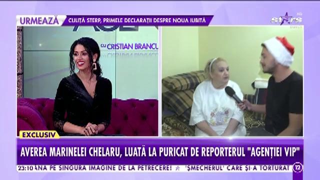 Marinela Chelaru, surprinsă, &icirc;n direct, de Moş Nicolae!