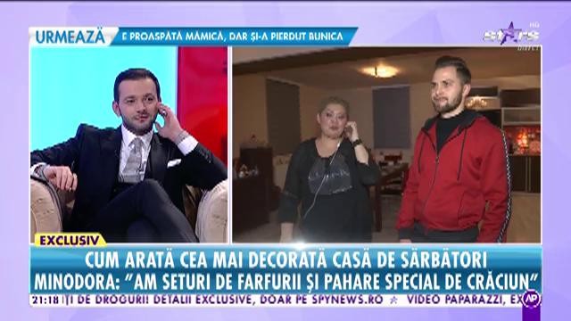 Cum arată cea mai decorată casă de sărbători. Minodora: ”Am decorațiuni și de 15 ani ”