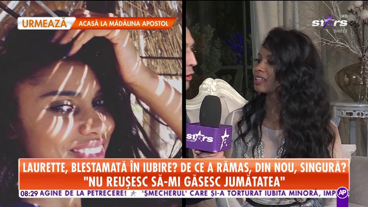 Laurette, blestemată &icirc;n iubire? "Nu reuşesc să-mi găsesc jumătatea"