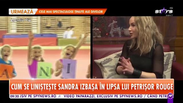 Cum se liniștește Sandra Izbaşa &icirc;n lipsa lui Petrişor Ruge