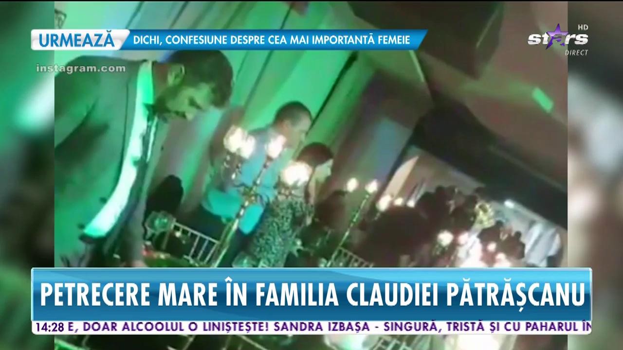 Mare petrecere &icirc;n familia Claudiei Pătrășcanu. Socrul vedetei şi-a aniversat ziua de naştere!