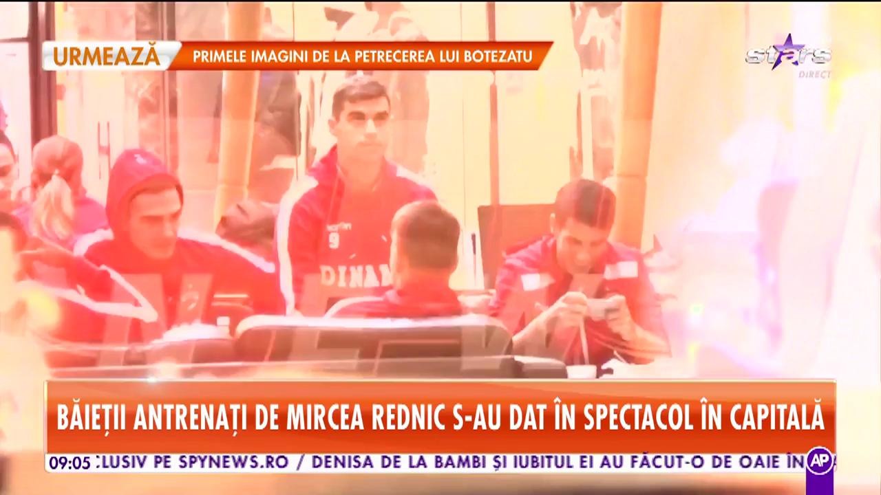 Fotbaliştii lui Dinamo, surprinşi &icirc;n timpul unei distracţii de pomină