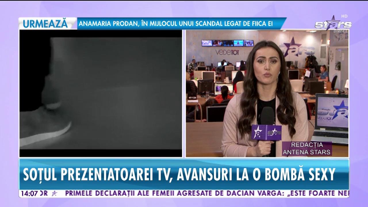 Soțul unei prezentatoare TV, avansuri la o bombă sexy