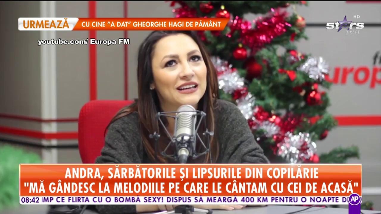 Andra, sărbătorile și lipsurile din copilărie: "Pl&acirc;ngeam c&acirc;nd auzeam colindele la ușă"