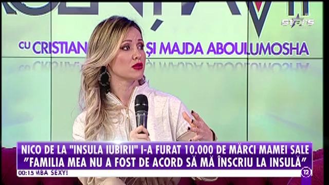 Nico de la "Insula iubirii": "Familia mea nu a fost de acrod să mă &icirc;nscriu la Insulă"