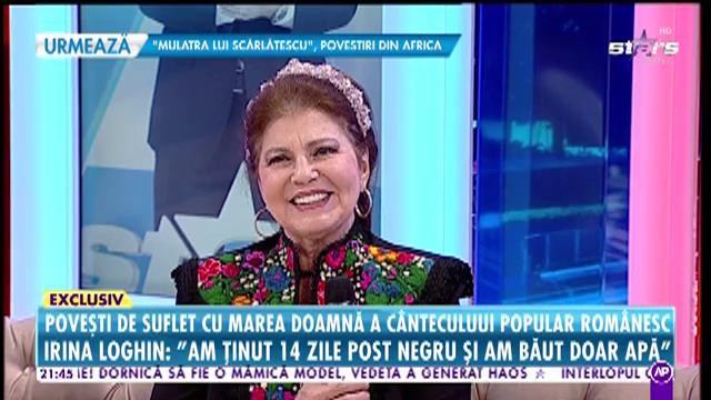 Povești de suflet cu marea doamnă a cântecului popular românesc, Irina Loghin