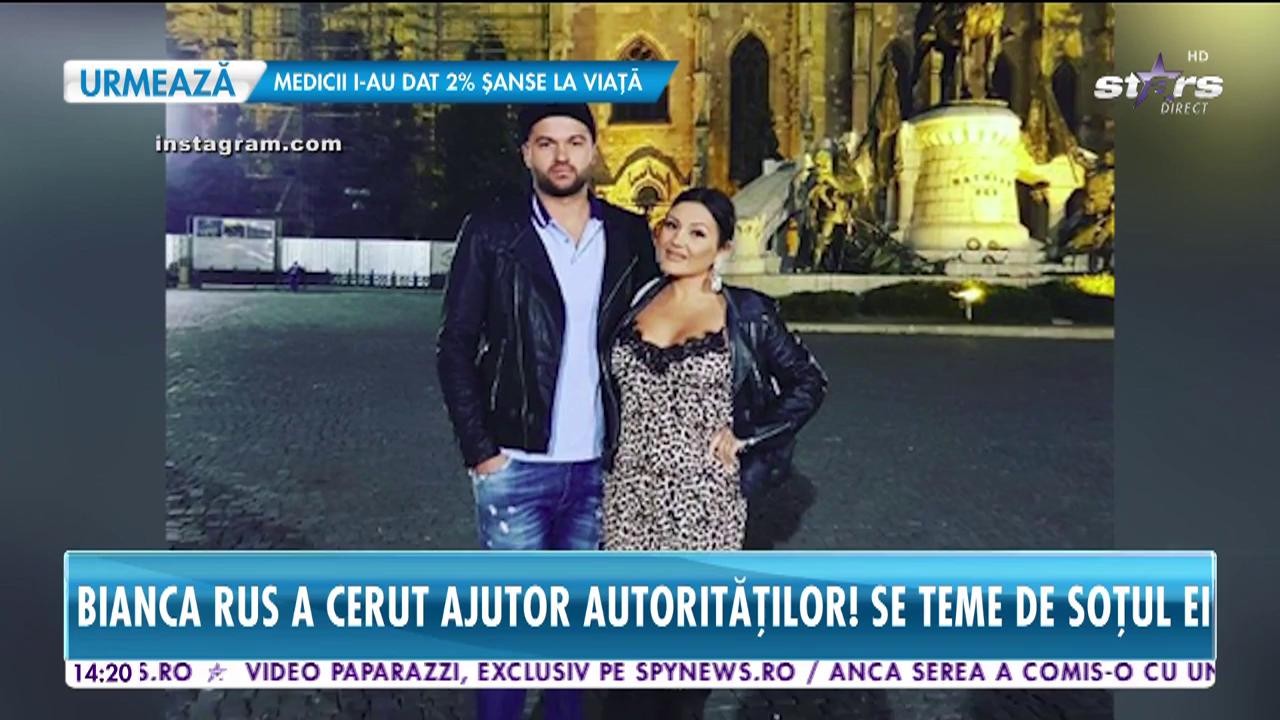 Bianca Rus a cerut ajutor autorităților! Artista se teme de soțul ei