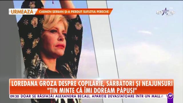 Cum arăta Crăciunul &icirc;n copilărie pentru Loredana Groza