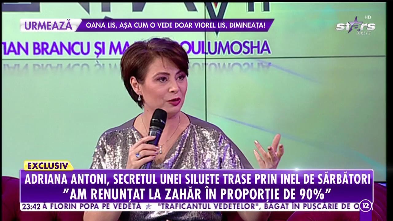 Adriana Antoni, secretul unei siluete trase prin inel de sărbători! "Am renunţat la zahăr &icirc;n proporţie de 90%"
