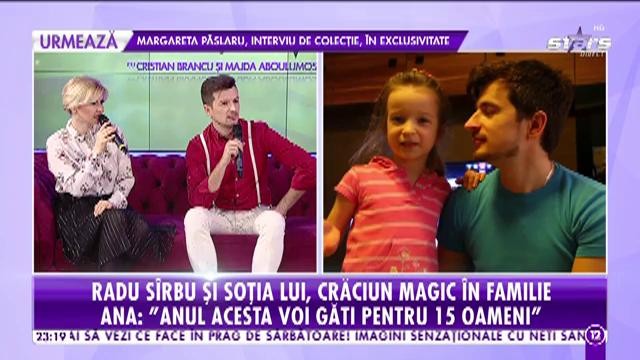 Radu S&icirc;rbu de la Ozone şi soţia lui, Ana, Crăciun magic &icirc;n familie