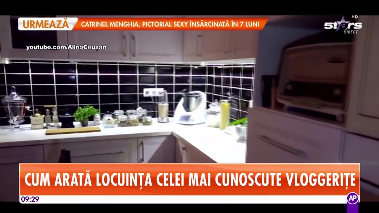 Cea mai bogată bloggeriță din Rom&acirc;nia ne-a primit &icirc;n casa sa! Alina Ceuşan ne-a făcut turul
