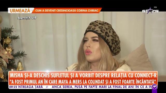 Misha şi-a deschis sufletul şi a vorbit despre cum sunt sărbătorile de c&acirc;nd nu mai este Connect-r &icirc;n viaţa ei