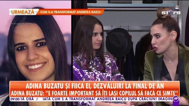 Adina Buzatu şi fiica ei, Sara, dezvăluiri la final de an: &bdquo;Facem totul &icirc;mpreună&rdquo;