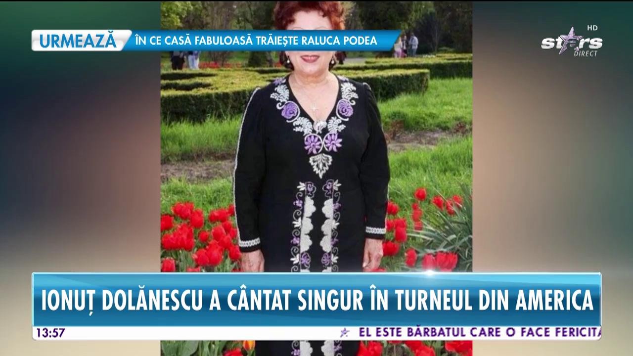 Ionuţ Dolănescu a c&acirc;ntat singur &icirc;n turneul din America