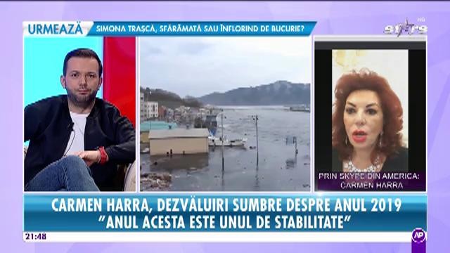 Carmen Harra, dezvăluiri sumbre despre anul 2019