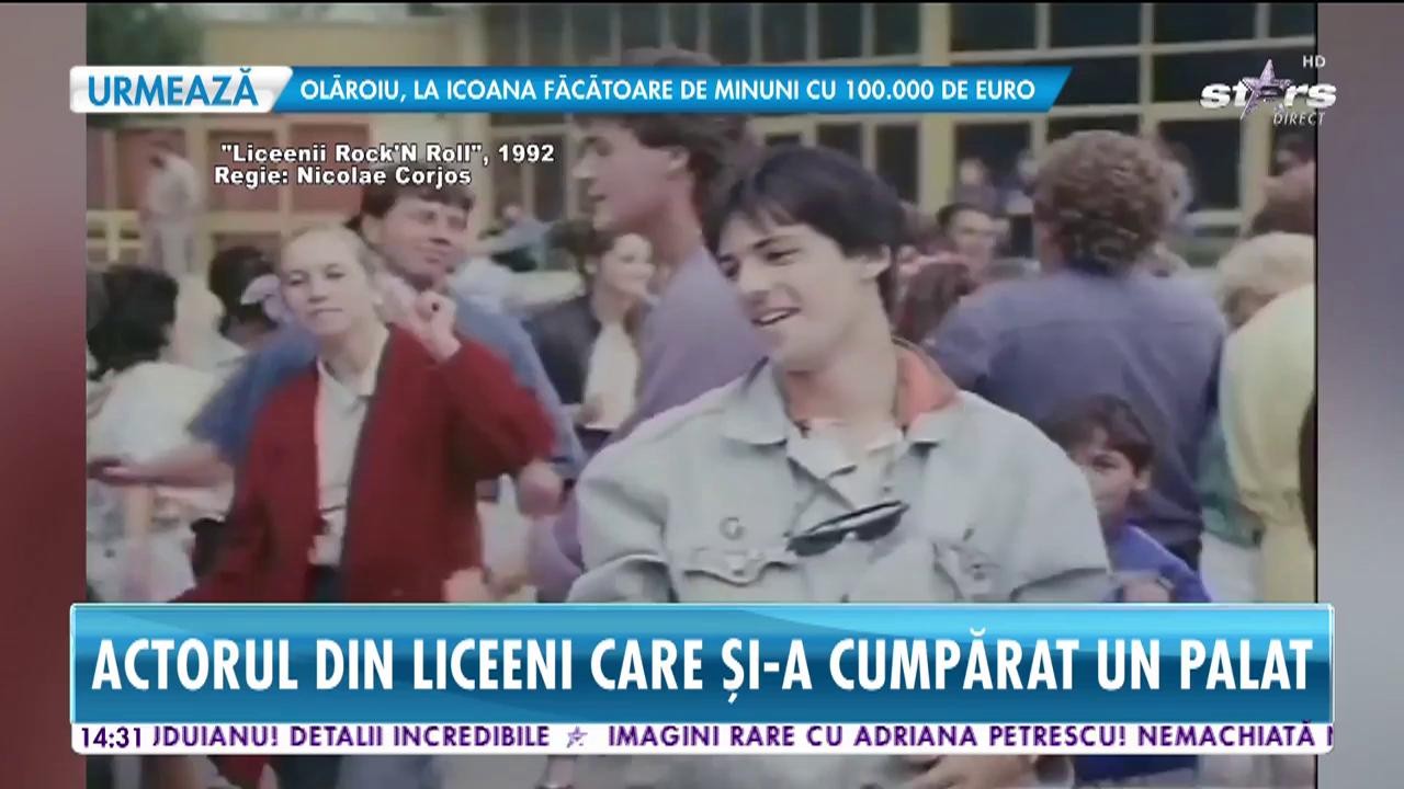 Actorul din "Liceenii" care și-a cumpărat un palat