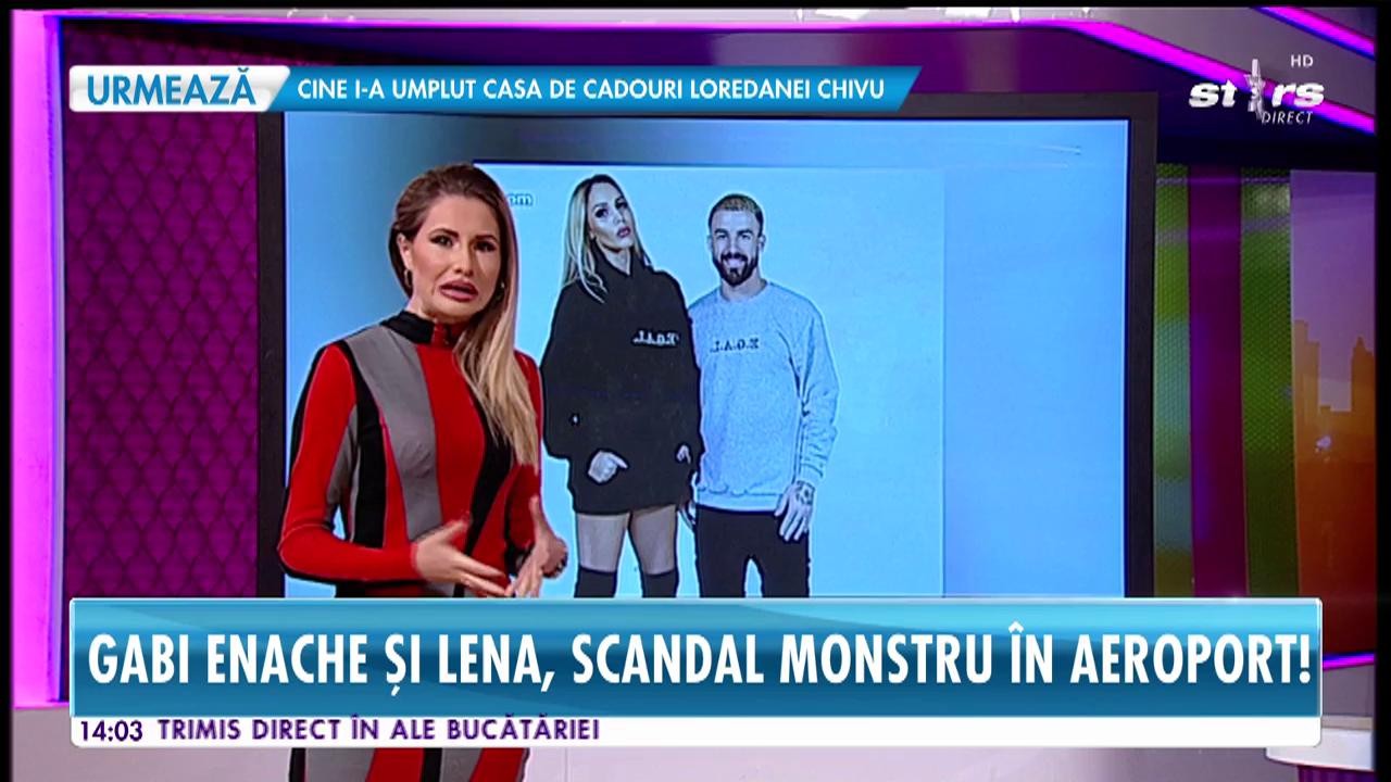 Gabi Enache şi Lena, scandal monstru &icirc;n aeroport