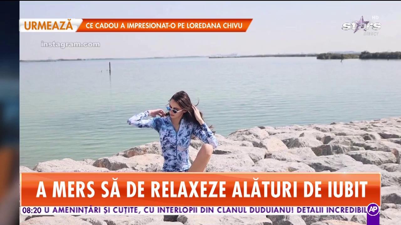 Fiica Anamariei Prodan, vacanţă de vis alături de iubitul ei