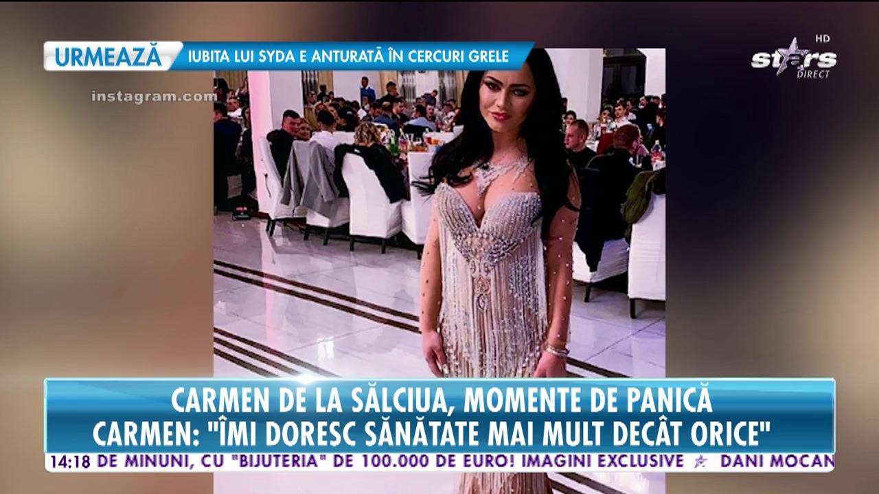 Carmen de la Sălciua a leșinat pe scenă