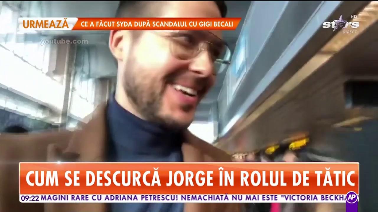 Cum se descurcă Jorge &icirc;n rolul de tătic