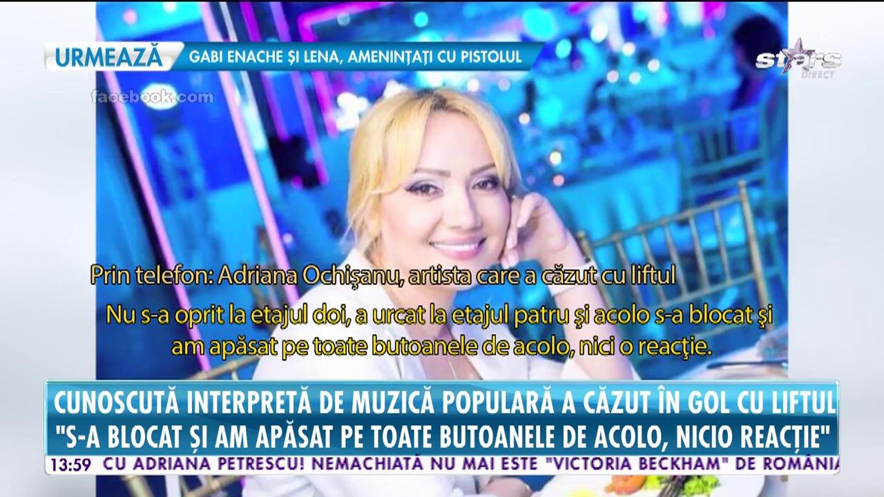 Momente şocante &icirc;ntr-un mall! O interpretă de muzică populară a căzut &icirc;n gol cu liftul, de la etajul patru