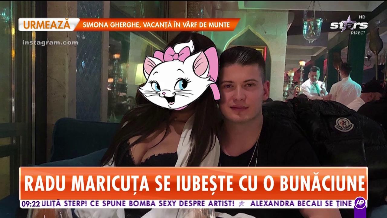 Radu Maricuţa este &icirc;ndrăgostit p&acirc;nă peste cap! Cea care i-a furat inimioara este o brunetă frumoasă, cu buze voluptoase!