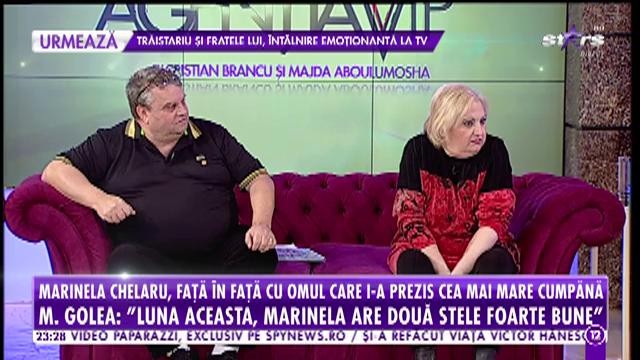 Marinela Chelaru, faţă &icirc;n faţă cu astrologul care i-a prezis cea mai mare cumpănă