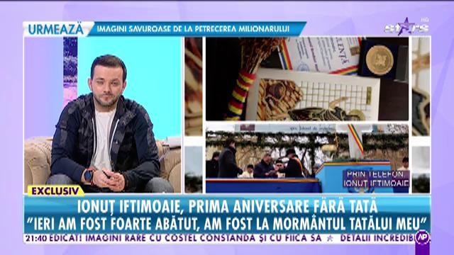 Ionuț Iftimoaie, prima aniversare fără tată: ”Eram patru Ioni până acum, am rămas trei”