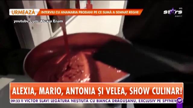 Alexia, Mario Fresh, Antonia şi Alex Velea au intrat &icirc;n bucătărie! Cei patru au pregătit un tort ce-ţi lasă gura apă