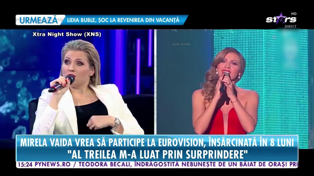 Gravidă &icirc;n șapte luni, Mirela Boureanu Vaida participă la Eurovision